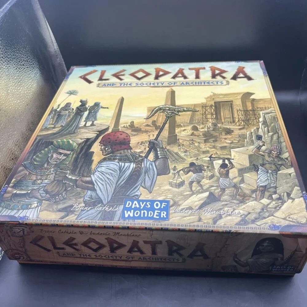 Cleopatra And The Society Of Architects Board Game, 2006 Days Of Wonder Complete